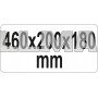 Ящик для інструменту YATO YT-0884 металевий 46 x 20 x 18 см